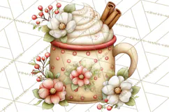 Christmas Gnomes Clipart, Festive Watercolor Art PNG Product Image 3