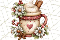 Christmas Gnomes Clipart, Festive Watercolor Art PNG Product Image 4