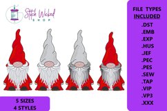 Gnome Machine Embroidery Designs Product Image 1