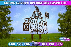 Garden Gnome Decoration | Garden Stakes | Lawn Decor | CNC Product Image 1