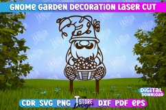 Garden Gnome Decoration | Garden Stakes | Lawn Decor | CNC Product Image 1