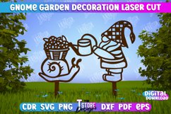 Garden Gnome Decoration | Garden Stakes | Lawn Decor | CNC Product Image 1