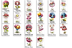 Garden greeting flag, sublimation, summer cheerful flowers Product Image 4