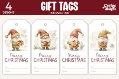 gnome gift tags