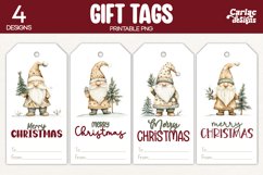 gnome gift tags