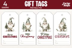 gnome gift tags
