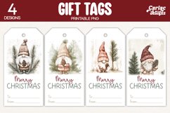 gnome gift tags