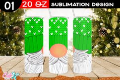 Christmas Gnomes Sublimation Tumblers Set Product Image 4