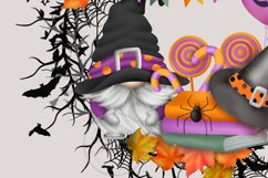 Gnome Halloween Wreath Clipart Png