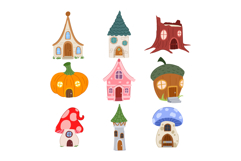gnome house set cartoon Product Image 1