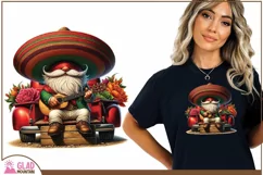 Cinco De Mayo Gnome png, Sombrero Gnome Floral Truck png Product Image 4