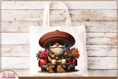 Cinco De Mayo Gnome png, Sombrero Gnome Floral Truck png Product Image 2