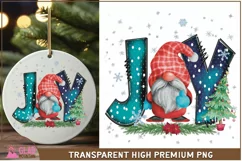 Christmas Gnome sublimation png, Joy Christmas sublimation Product Image 2