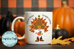Gnome Kisses Pumpkin Wishes SVG and Sublimation Product Image 2