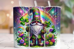 St Patrick&#039;s Day Gnomes Tumbler Wrap, Gnomes Tumbler, Lucky Product Image 1