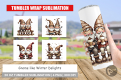 Winter Delights Gnome Tumbler Product Image 1