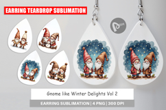 Winter Delights Gnome Earring Product Image 1