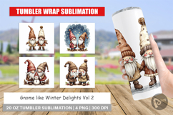 Winter Delights Gnome Tumbler Product Image 1