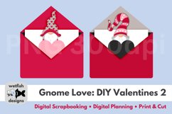 Gnome Love DIY Valentines Set 2 Product Image 3