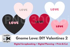 Gnome Love DIY Valentines Set 2 Product Image 2