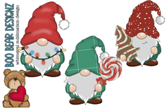 Christmas Gnome Clipart Product Image 1