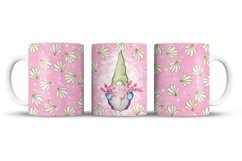 Mug Sublimation Gnome Bundle, Spring Gnome PNG, Gnome Bundle PNG,  Gnome Mug Spring PNG,  Mug Wrap