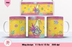 Mug Sublimation Gnome Bundle, Spring Gnome PNG, Gnome Bundle PNG,  Gnome Mug Spring PNG,  Mug Wrap