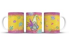 Mug Sublimation Gnome Bundle, Spring Gnome PNG, Gnome Bundle PNG,  Gnome Mug Spring PNG,  Mug Wrap