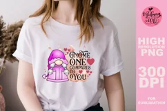 Gnome one compares to you png, Valentines day sublimation Product Image 1