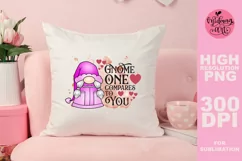 Gnome one compares to you png, Valentines day sublimation Product Image 2