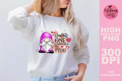 Gnome one compares to you png, Valentines day sublimation Product Image 2