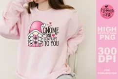 Gnome one compares to you png, Valentines day sublimation Product Image 4