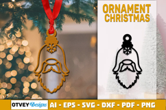 Gnome Ornaments for Holiday Lasercut Product Image 1