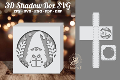 Gnome Papercut Shadow Box Product Image 1