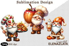 Gnome, Happy Halloween Clipart watercolor clipart Product Image 1