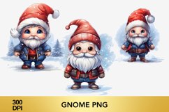 3 gnome png, sublimation, Christmas gnomes clipart Product Image 1