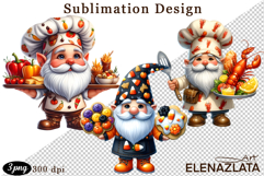 Gnome, Happy Halloween Clipart watercolor clipart Product Image 1