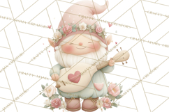 Gnome Valentine Proposal Clipart PNG Engagement Mini World Product Image 2