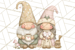Gnome Valentine Proposal Clipart PNG Engagement Mini World Product Image 2