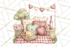 Gnome Valentine Proposal Clipart PNG Engagement Mini World Product Image 4
