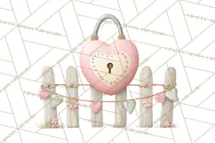 Gnome Valentine Proposal Clipart PNG Engagement Mini World Product Image 4
