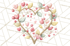 Gnome Valentine Proposal Clipart PNG Engagement Mini World Product Image 3