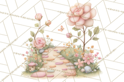 Gnome Valentine Proposal Clipart PNG Engagement Mini World Product Image 2