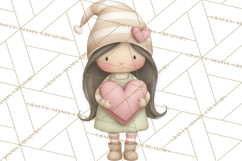 Gnome Valentine Proposal Clipart PNG Engagement Mini World Product Image 4