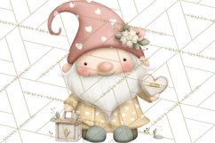 Gnome Valentine Proposal Clipart PNG Engagement Mini World Product Image 5