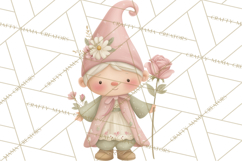 Gnome Valentine Proposal Clipart PNG Engagement Mini World Product Image 2