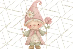 Gnome Valentine Proposal Clipart PNG Engagement Mini World Product Image 2