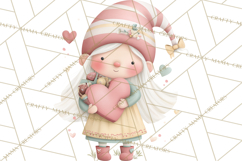 Gnome Valentine Proposal Clipart PNG Engagement Mini World Product Image 3