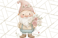 Gnome Valentine Proposal Clipart PNG Engagement Mini World Product Image 5