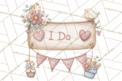Gnome Valentine Proposal Clipart PNG Engagement Mini World Product Image 4